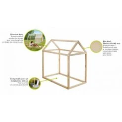 Houten Speelhuis Discover - 128 × 68 × H 122 Cm -ESSCHER Winkel 1644922557 3 600