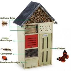 ESSCHERT DESIGN Groot Insectenhotel 7 Gastenkamers