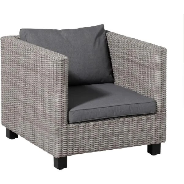 Madison Lounge Rugkussen Oxford Outdoor - Grijs 5 Madison Lounge Rugkussen Oxford Outdoor - Grijs - Afbeelding 3