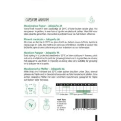 Mexicaanse Peper Jalapeño - Capsicum Annuum -ESSCHER Winkel mexicaanse peper jalapeo capsicum annuum 1646840353 893 600