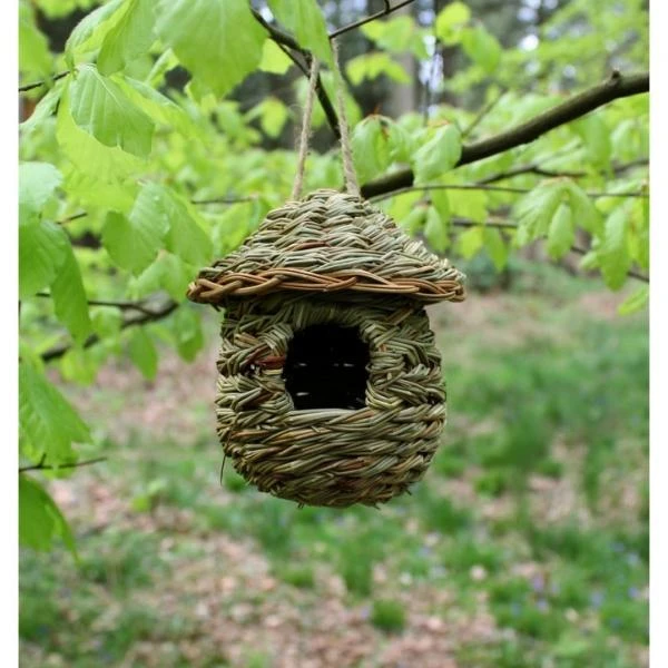Nestbuidel Met Rond Dak - Riet 3 Nestbuidel Met Rond Dak - Riet