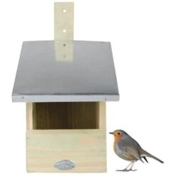 ESSCHERT DESIGN Nestkast Roodborst / Kwikstaart