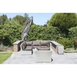 Parasol EASY SUN XL Premium Kit Ø 375 Cm - Taupe -ESSCHER Winkel parasol easy sun xl 375 cm taupe 1615291667 4 600