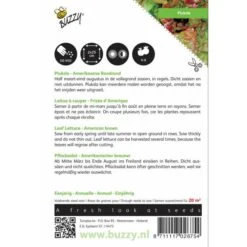 Pluksla Amerikaanse Roodrand - Lactuca Sativa -ESSCHER Winkel pluksla amerikaanse roodrand lactuca sativa 1646840314 58 600