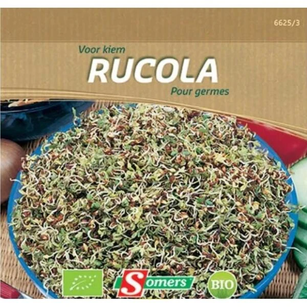 Rucola Spruiten - Kiemgroente BIO 3 Rucola Spruiten - Kiemgroente BIO
