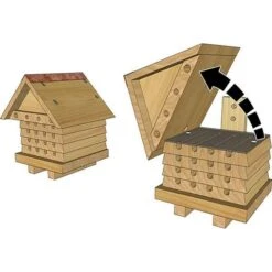 Solitaire Bijenkast In Hout - Educatief -ESSCHER Winkel solitaire bijen kast 1484053464 5 600