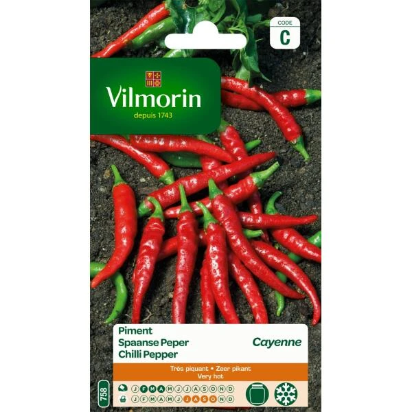 Spaanse Peper Cayenne 3 Spaanse Peper Cayenne