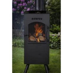 Tuinhaard BONFEU BRASERO BONCARRE Zwart L 35 H 164 Cm -ESSCHER Winkel tuinhaard boncarre zwart l 35 h 164 cm 1671115374 2 600