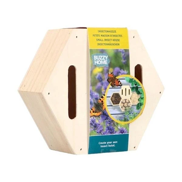 Vlinderhotel Hexagon 13 × 15 × 6 Cm 3 Vlinderhotel Hexagon 13 × 15 × 6 Cm