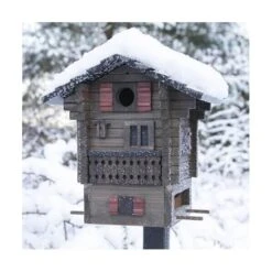 Nestkastje + Voederhuis - Multiholk Mountain Cottage -ESSCHER Winkel vogelhuis voederhuis berghut 1672132869 3 600