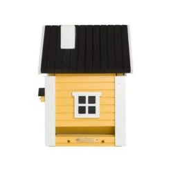 Nestkast + Voederhuis - Multiholk Yellow Cottage -ESSCHER Winkel vogelhuis voederhuis geel 1672133374 1 600