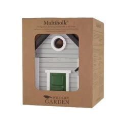 Nestkast + Voederhuis - Multiholk Grey Cottage -ESSCHER Winkel vogelhuis voederhuis grijs 1672145928 1 600