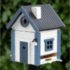 Nestkast + Voederhuis - Multiholk White And Blue Cottage -ESSCHER Winkel vogelhuis voederhuis witblauw 1484054205 1 600