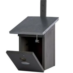 ESSCHERT DESIGN Nestkast Koolmees Met Zinken Dak - Grijs -ESSCHER Winkel vogelhuisje koolmees grijs 1673968063 1 600